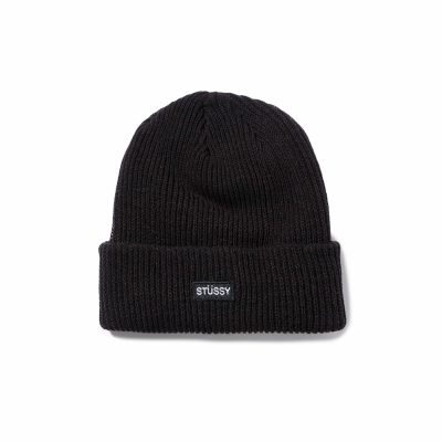 Stussy Small Patch Watch Beanie Black 132988 0001 OUTBACK Sylt