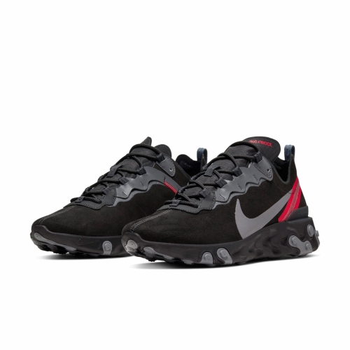 nike react 55 black red