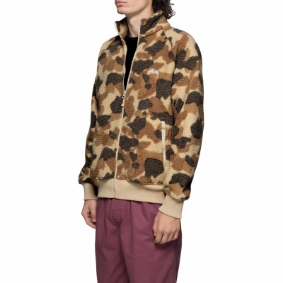 Stussy Camo Fleece Jacket Camo 118351 1431 OUTBACK Sylt