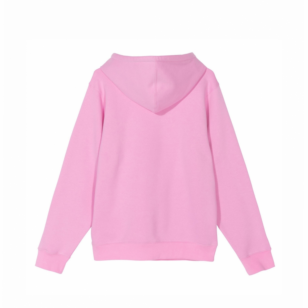 Felpa stussy rosa top cappuccio