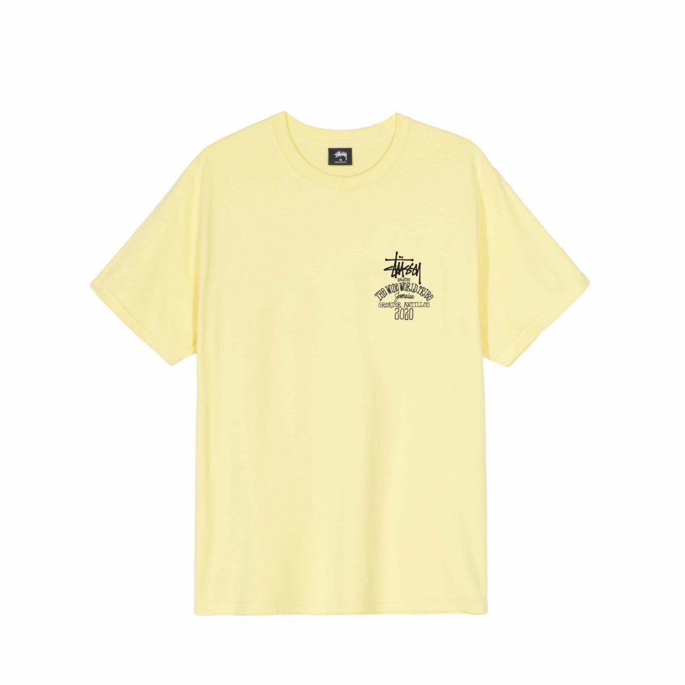 Stussy Jamaica World Tribe Tee Yellow 1904507 0201 OUTBACK Sylt