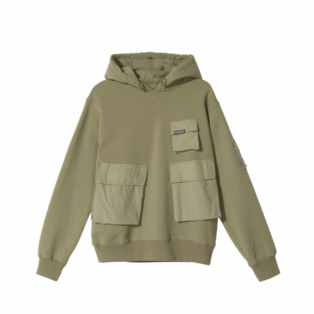 Cargo fleece hoodie discount