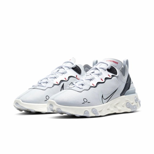 Nike react element outlet 55 grey red