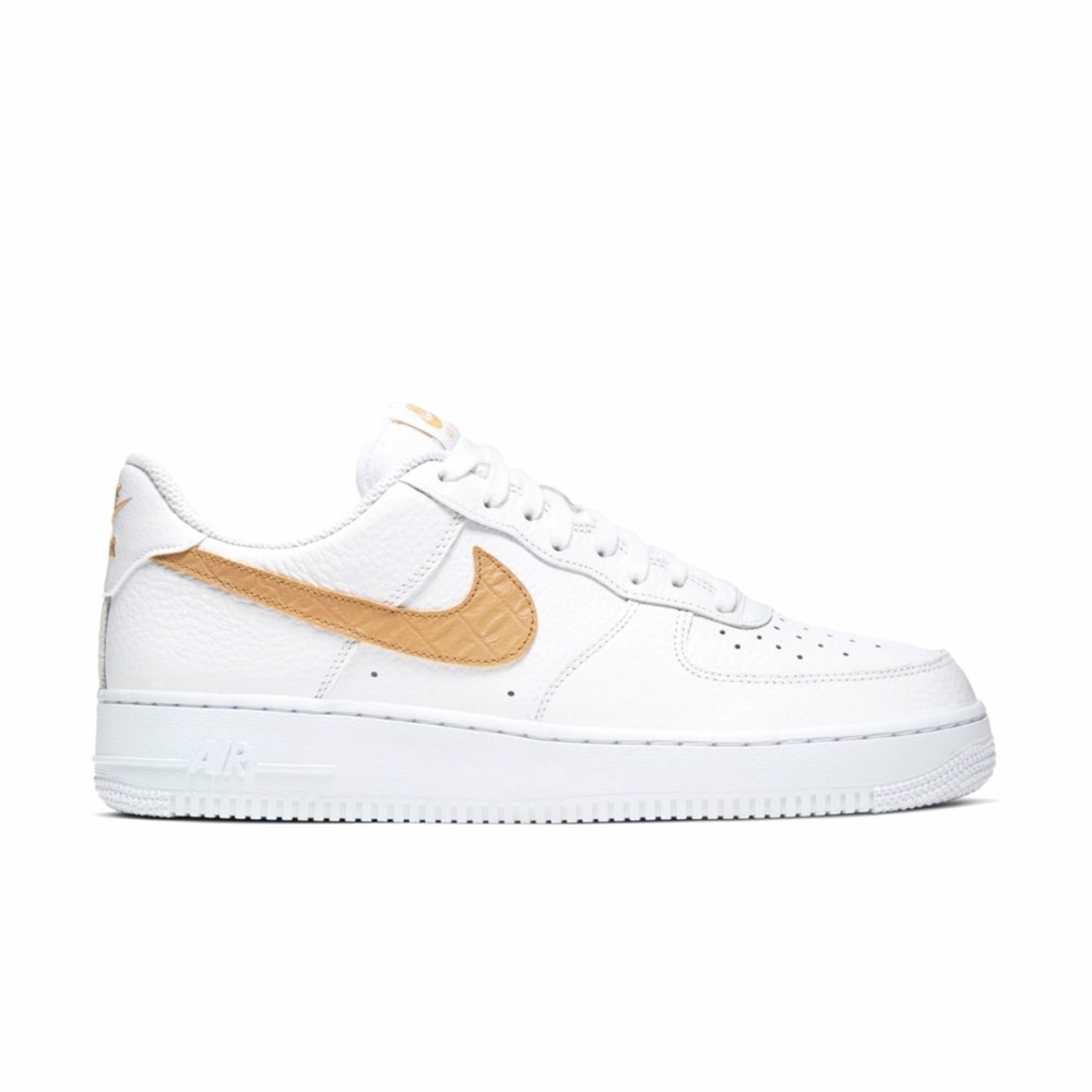 Nike Air Force 1 LV8 Pony Swoosh White/Club Gold - CW7567-101