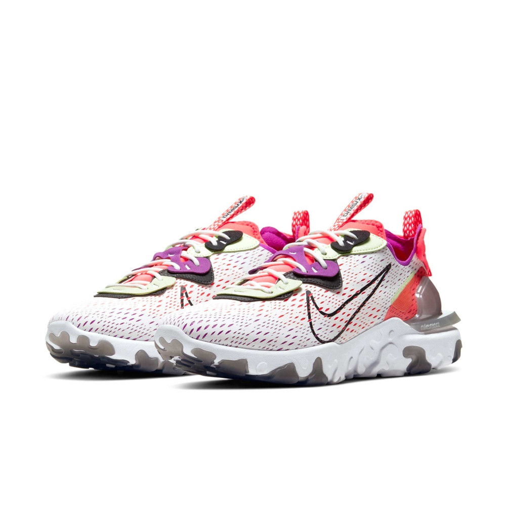 nike react vision white and pink