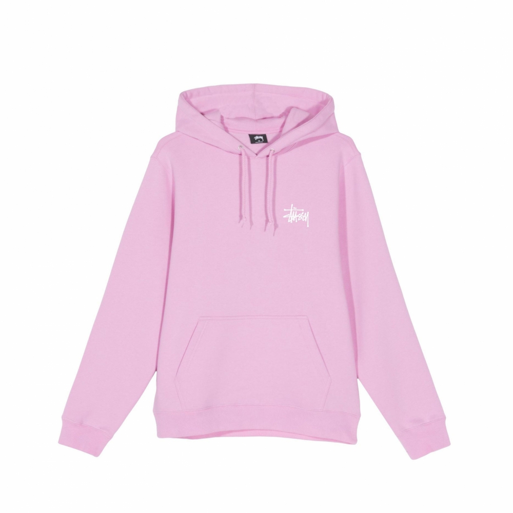 Pink shop hoodie stussy