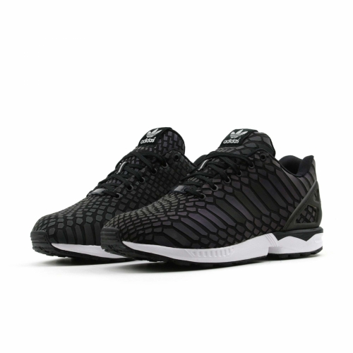 Adidas zx flux xeno triple black 2025