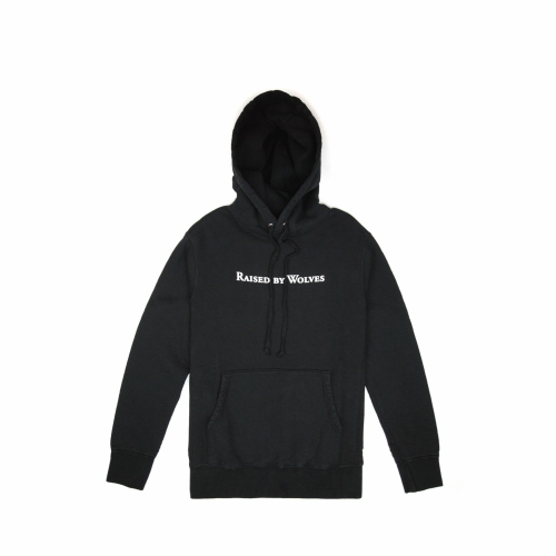 Raised by Wolves Logotype Hoodie Black RBWF20402
