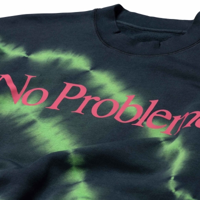 No problemo sales tie dye sweatshirt