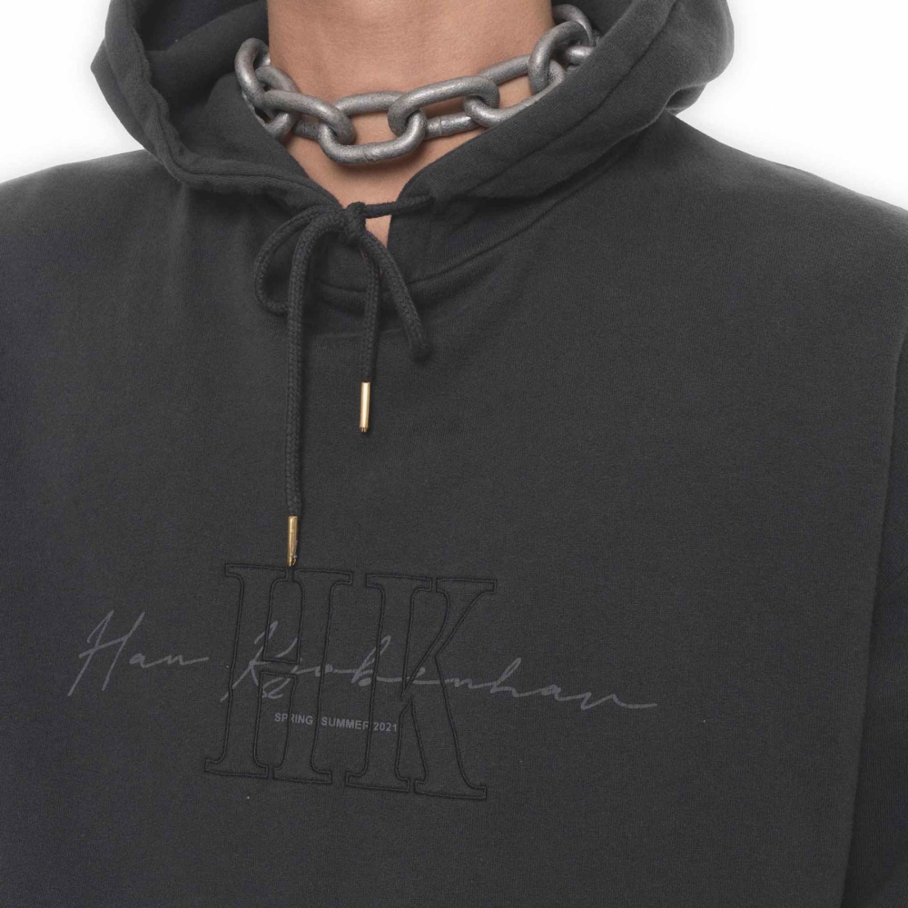 Han kjøbenhavn bulky shop hoodie faded black