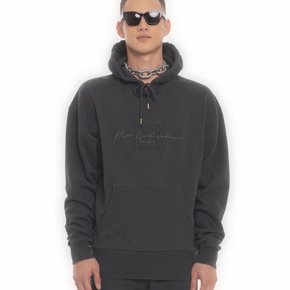 Han kjøbenhavn bulky hoodie online faded black