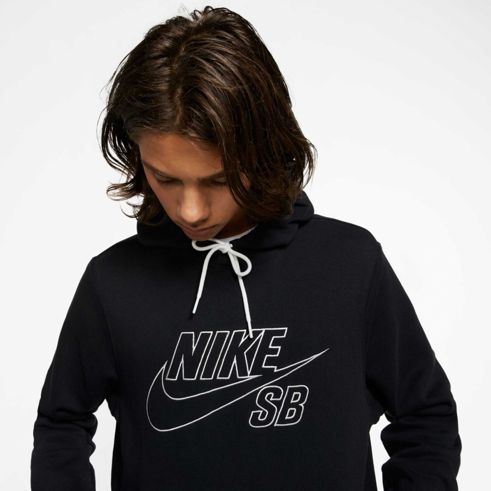 Nike embroidered hoodie on sale