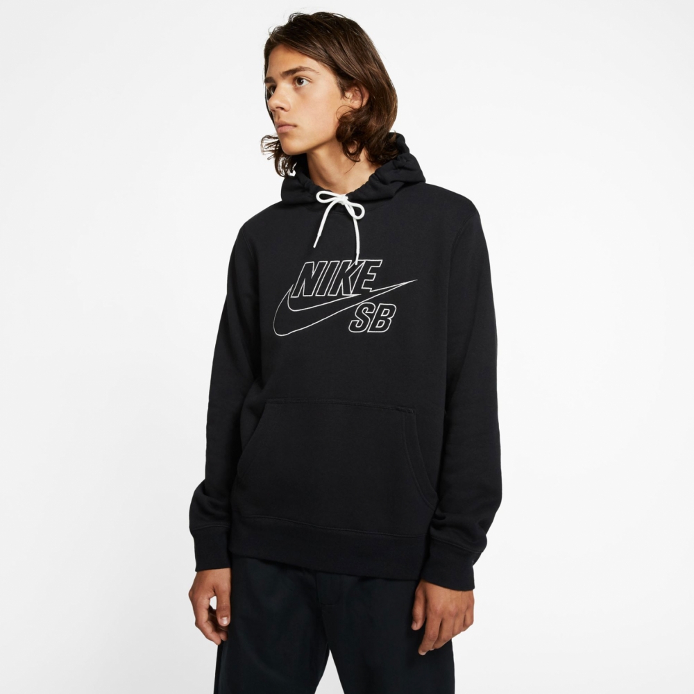 Nike SB Embroidered Hoodie Black CI5844 010 OUTBACK Sylt
