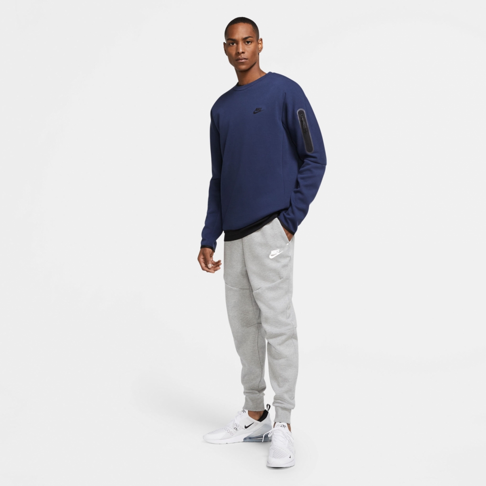 Mens nike new arrivals tech grey joggers