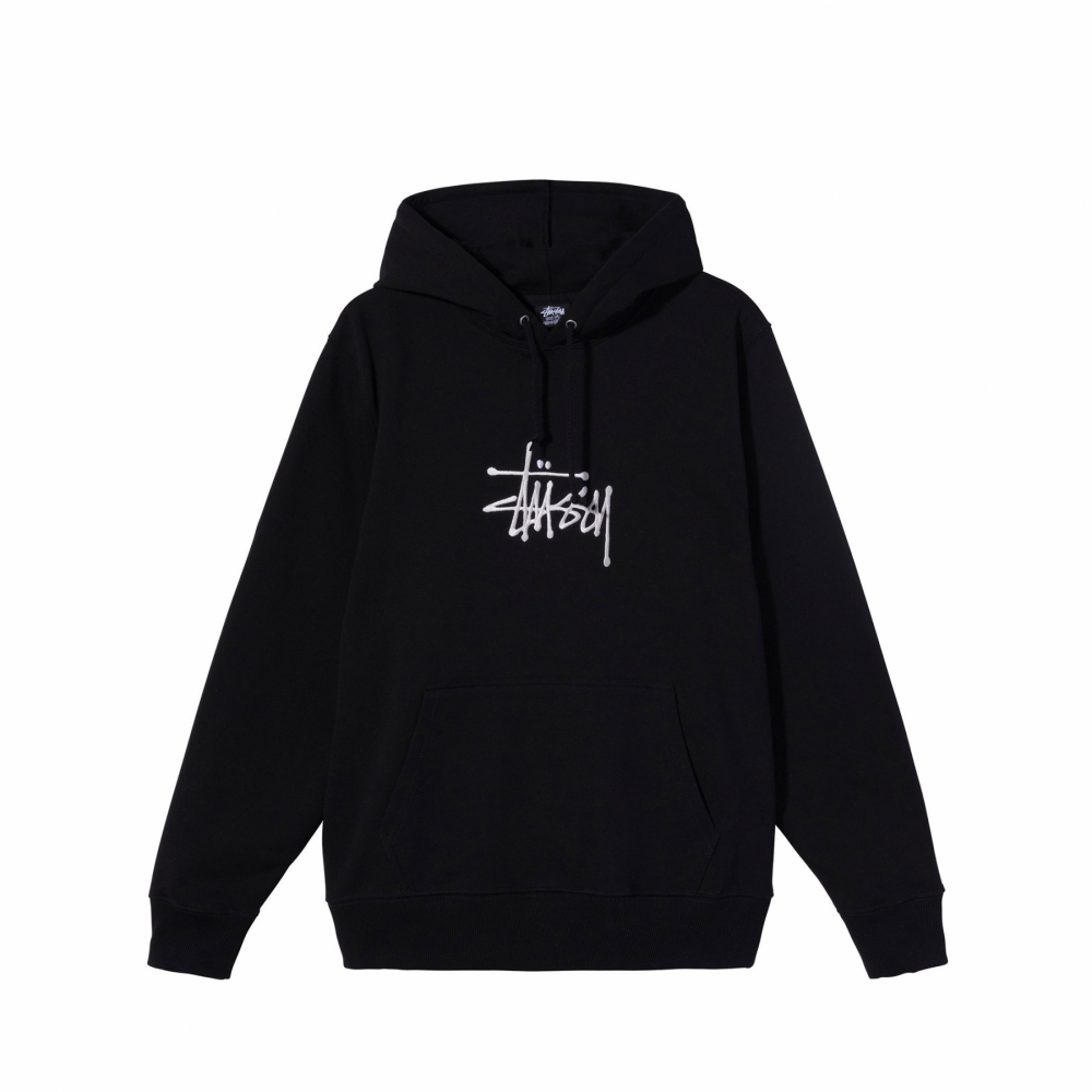 Black hoodie embroidered cheap