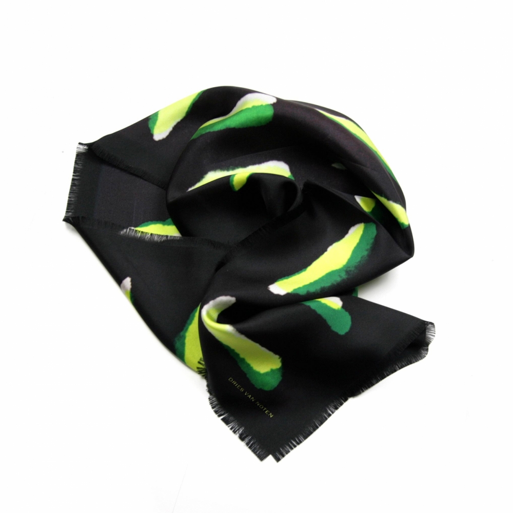 Dries Van Noten Flick Scarf Yellow 211 21310 004 202 OUTBACK Sylt