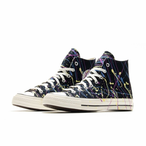 Converse 70s Chuck Hi Black Paint Splatter 170801C OUTBACK