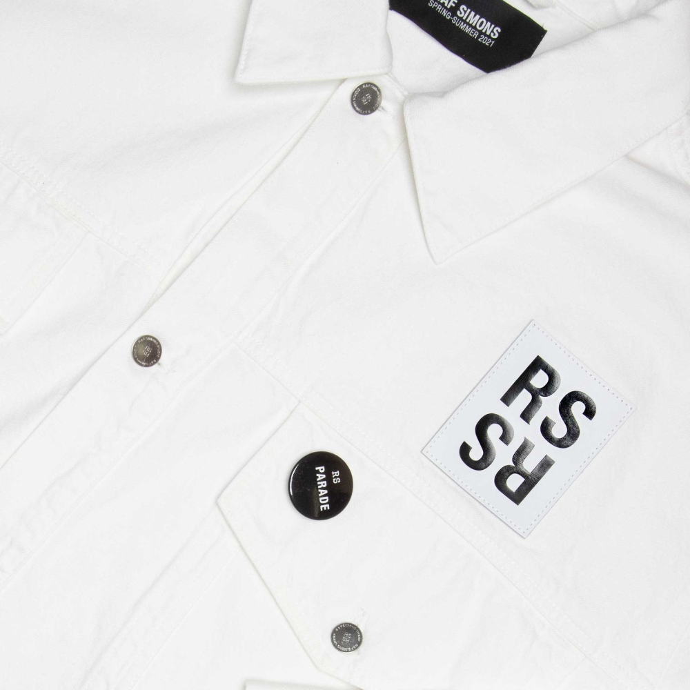 Raf Simons Oversized Denim Jacket - White - 211-M723-10130-0010 | OUTBACK  Sylt