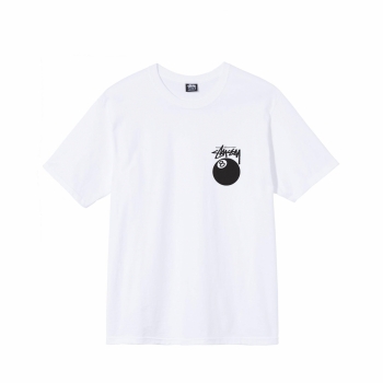 Stussy - 8 Ball Tee - White