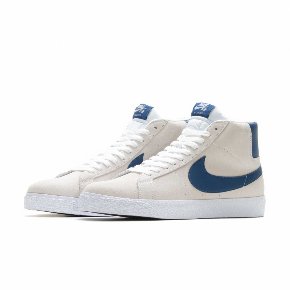 Nike SB Zoom Blazer Mid White Blue 864349 107 OUTBACK Sylt