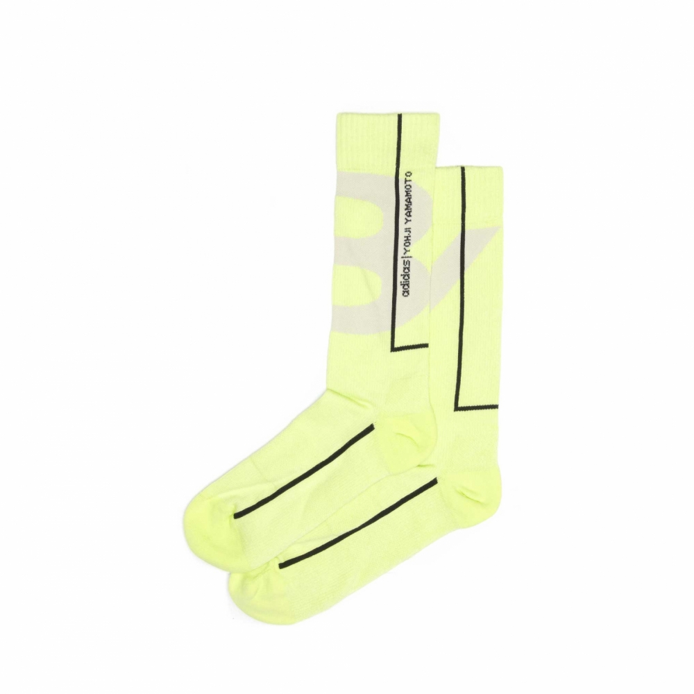 Y 3 Classic Logo Socks Semi Frozen Yellow HF6965 OUTBACK Sylt
