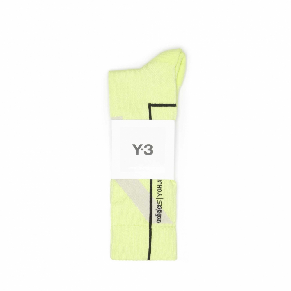 Y 3 Classic Logo Socks Semi Frozen Yellow HF6965 OUTBACK Sylt