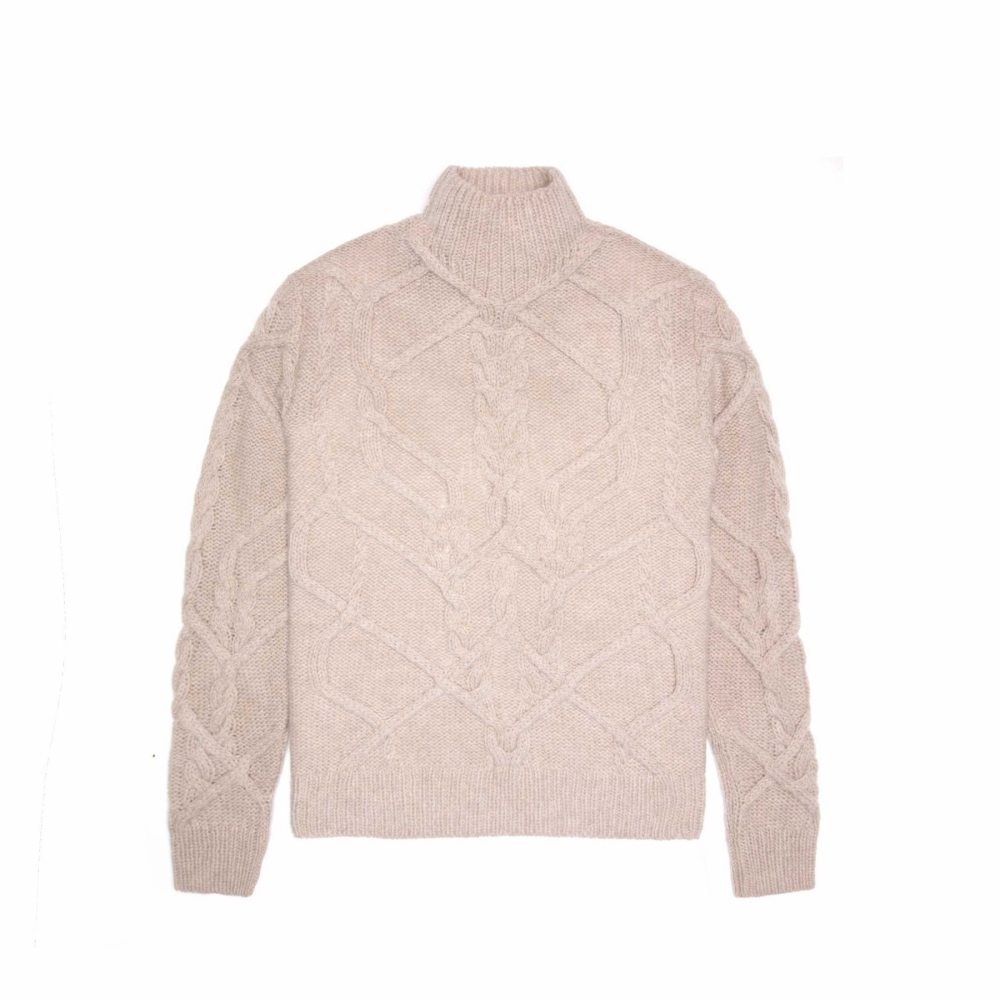 Dries Van Noten Tibeau Knit Sweater Natural Shetland 212 021256 3704 OUTBACK Sylt
