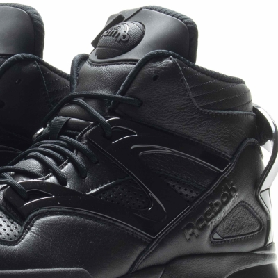 All black reebok pumps shop