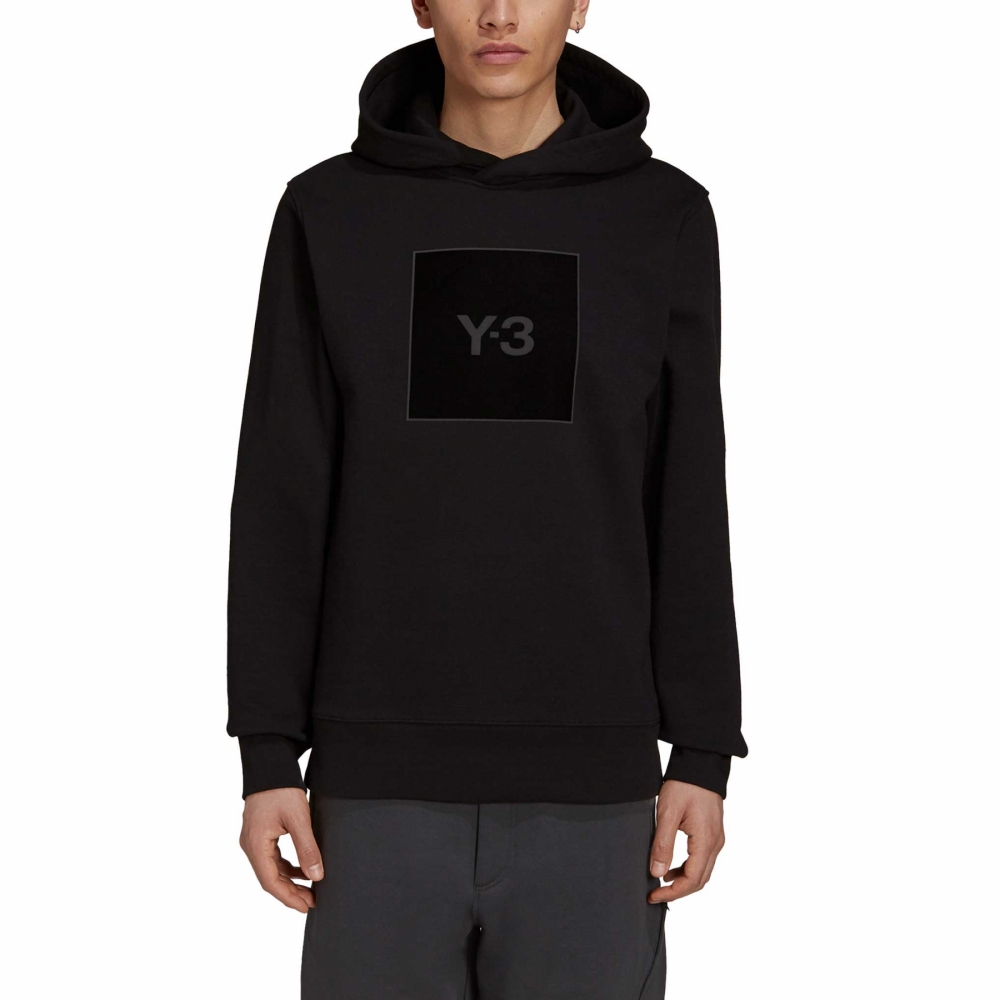 Black outlet y3 hoodie