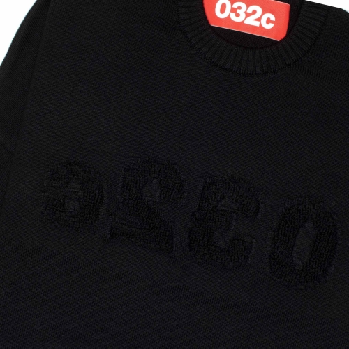 032c knit on sale pullover black