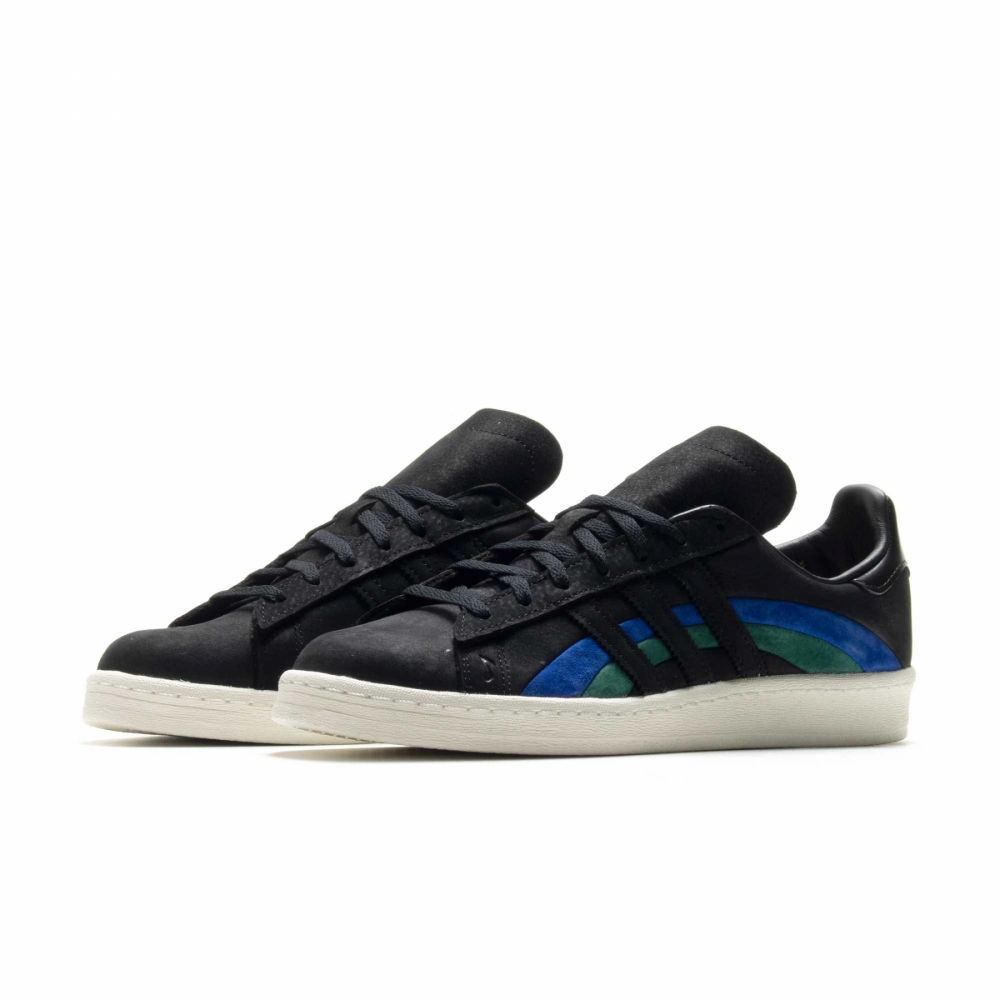Adidas superstar 80s shop black green