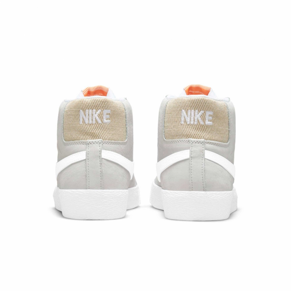 Nike SB Zoom Blazer Mid Unbleached Orange Label DA8855 100