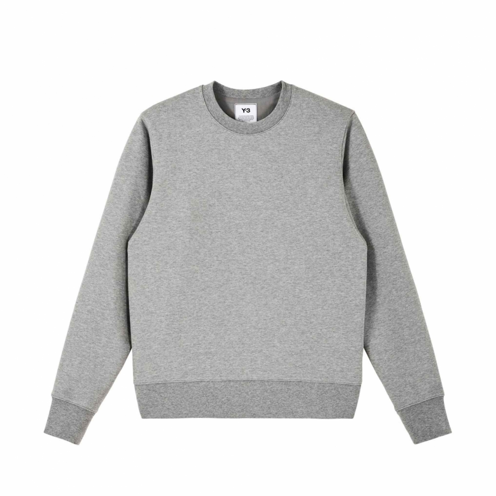 Y3 top grey sweatshirt