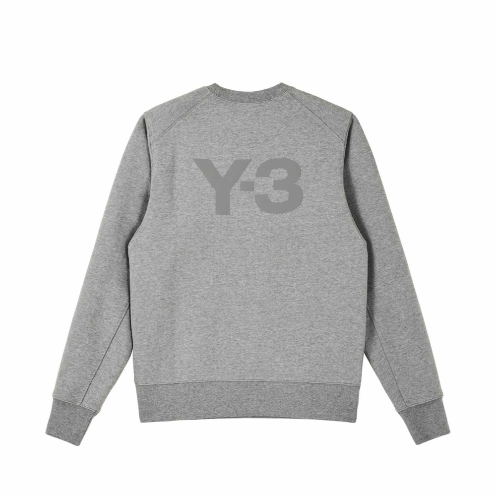 Y3 grey sweatshirt sales
