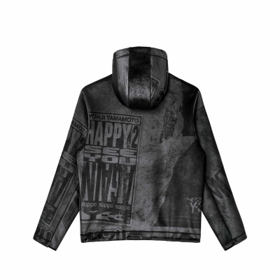 Id allover print hoodie discount