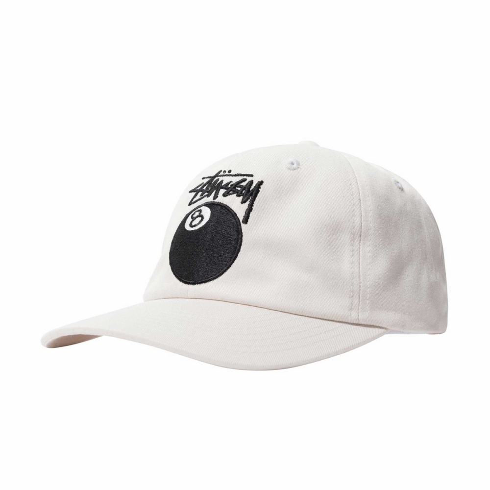 Stussy Stock 8 Ball Low Pro Cap Bone 1311031 1207 OUTBACK Sylt