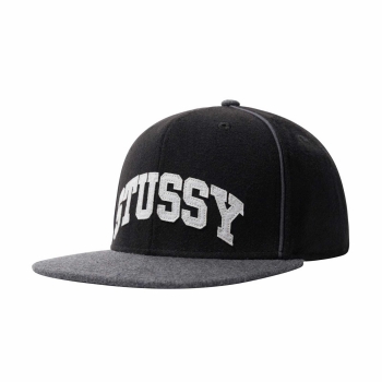 Stussy - Melton Piped Arch Cap - Black