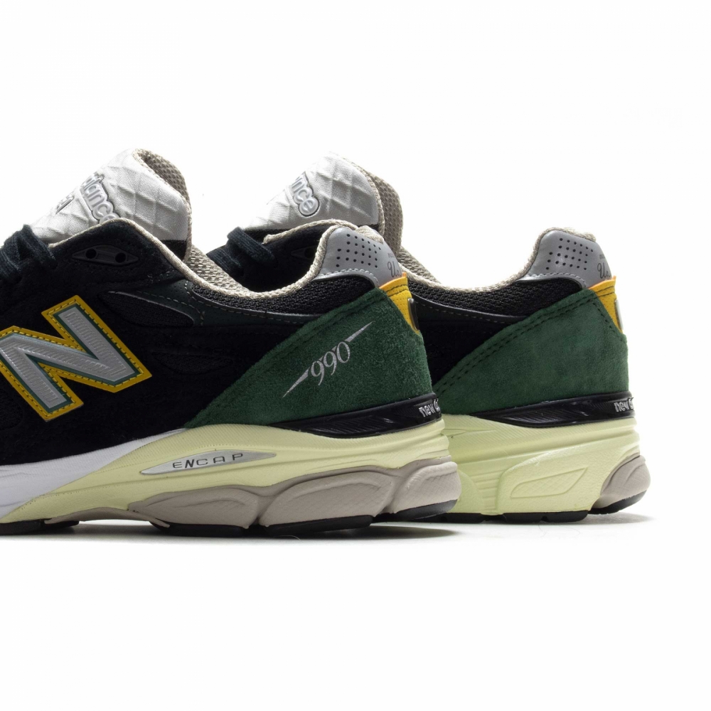 New balance cheap 990 black green