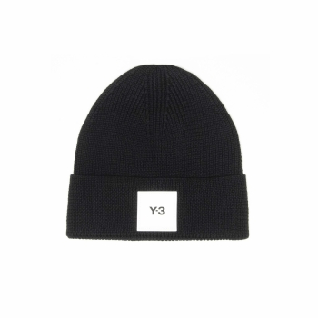 Y-3 - Square Logo Beanie - Black