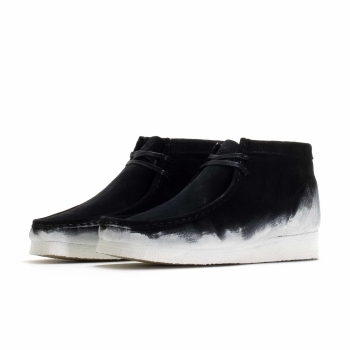 Clarks Originals - Wallabee Boot - Black (Paint Pack)