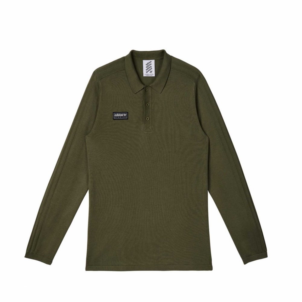 adidas Spezial Meanwood Polo Olive H56671 OUTBACK Sylt