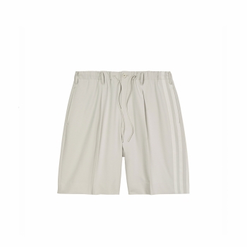 Y-3 - Elegant 3 Stripes Shorts - Orbit Grey