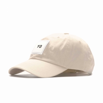 Y-3 - Square Logo Cap - Cream White