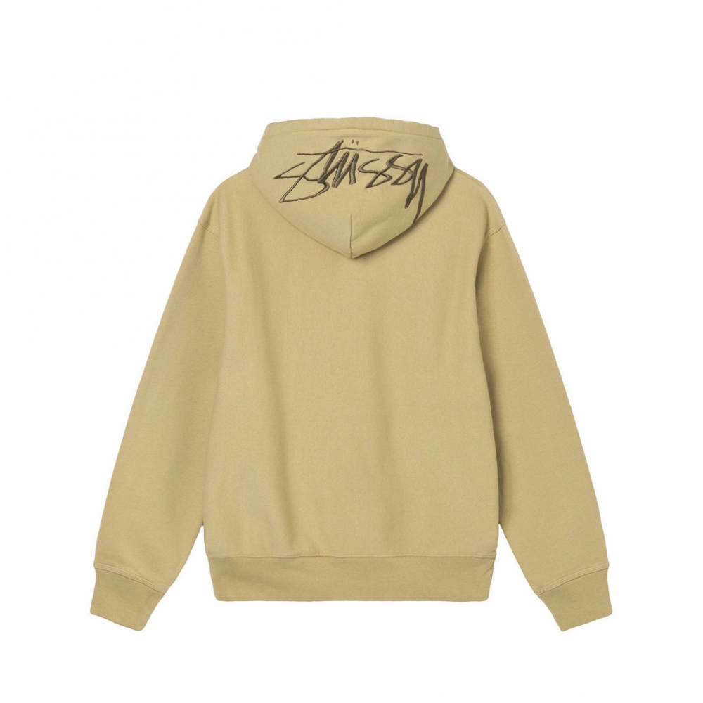 Stussy online tan hoodie