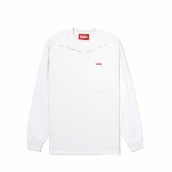 032c - Dead Poets Longsleeve Tee - White