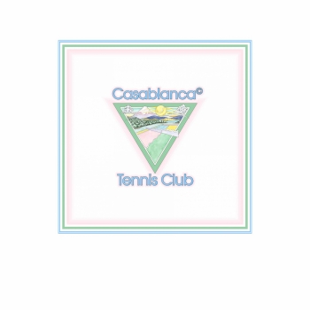 Casablanca - Small Silk Scarf - Casa Tennis Club Icon