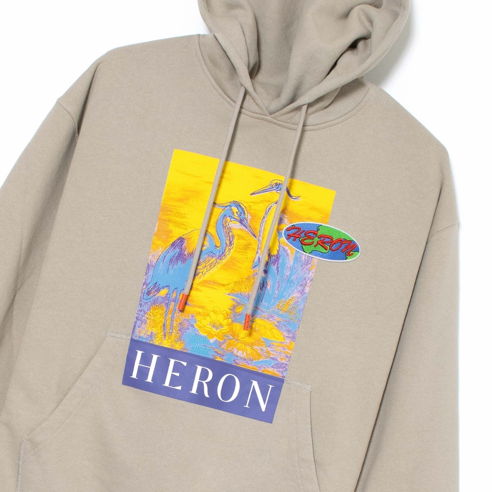 Heron preston new arrivals yellow hoodie
