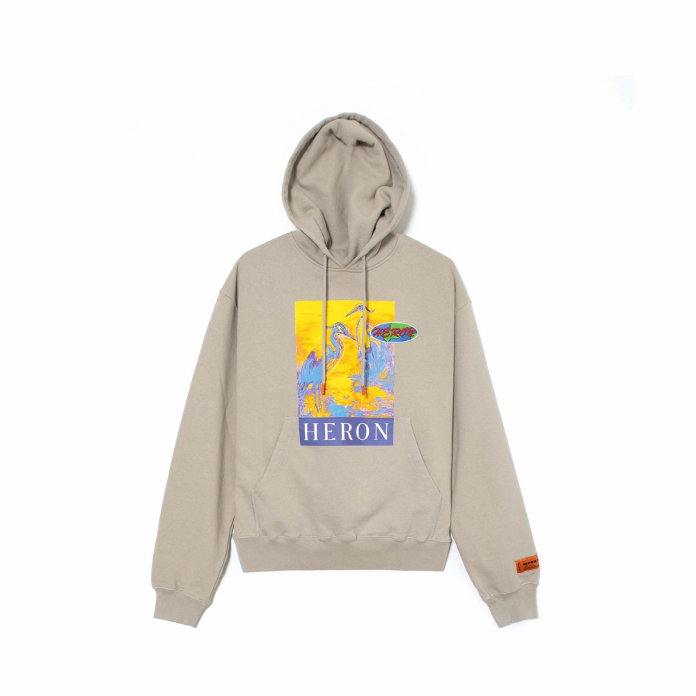 Heron preston sale yellow hoodie