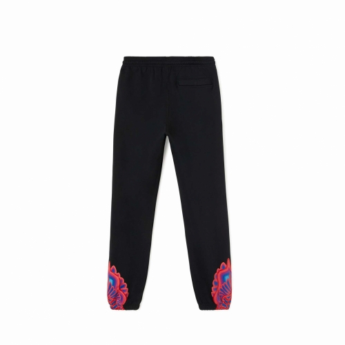 Marcelo Burlon Curves Wings Sweatpants Black
