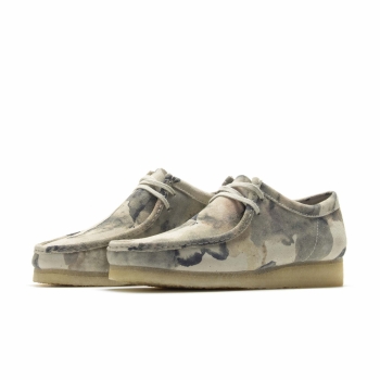 Clarks Originals - Wallabee - Off White (Camo)